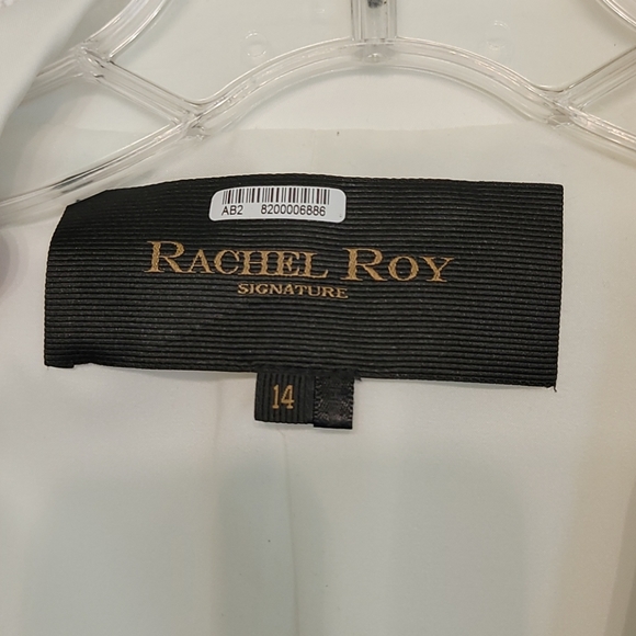 Rachel Roy Signature white blazer jacket sz 14 - Picture 9 of 10